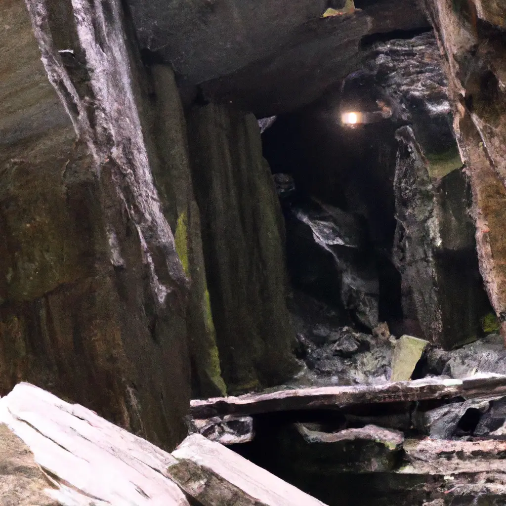 The Llechwedd Slate Caverns, Gwynedd, Wales
