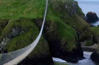 The Carrick-a-Rede Rope Bridge, County Antrim, Northern Ireland