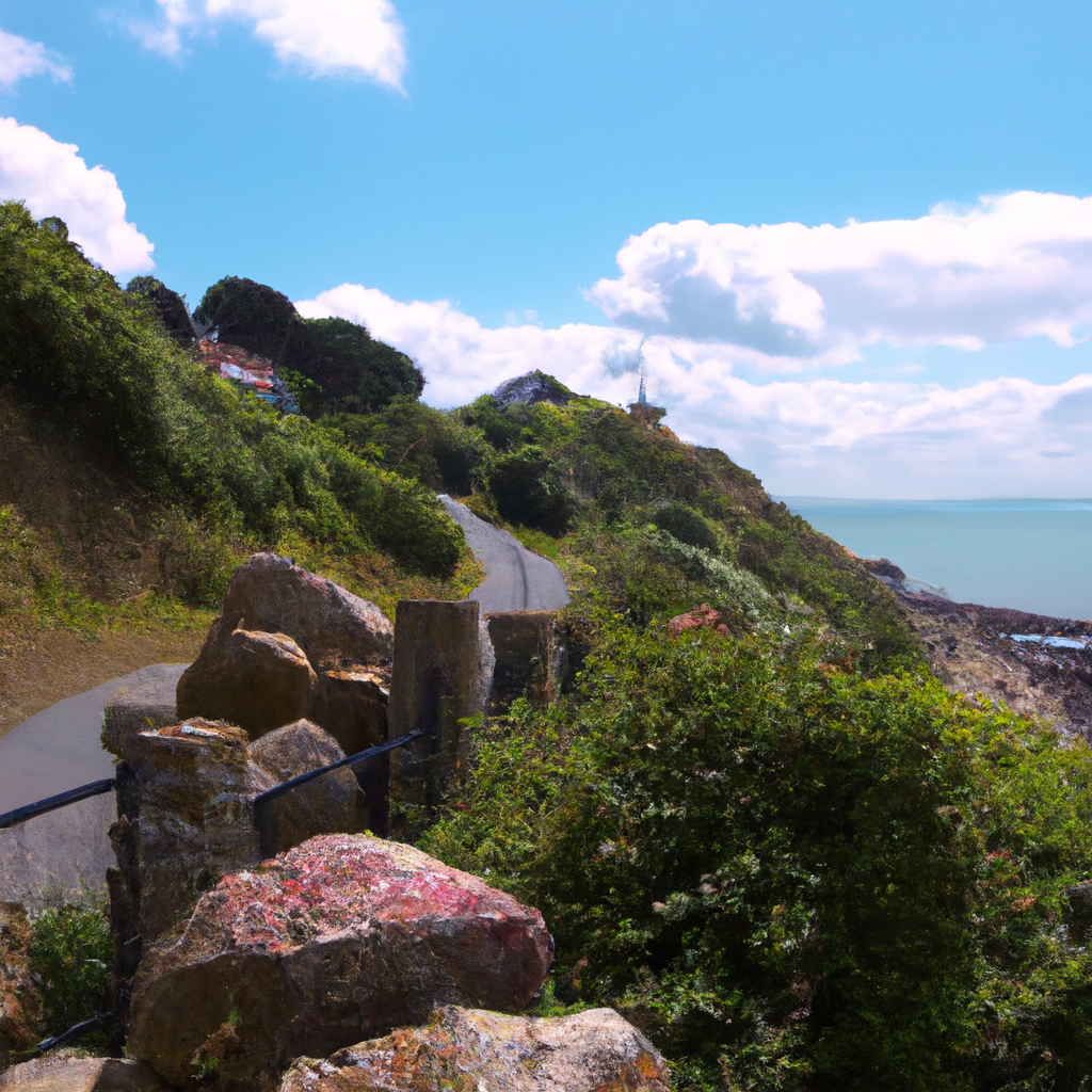 The Coastal Path at Ventnor, Isle of Wight, England