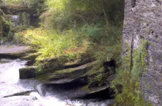 Aberdulais Tin Works and Waterfall, Neath, Wales