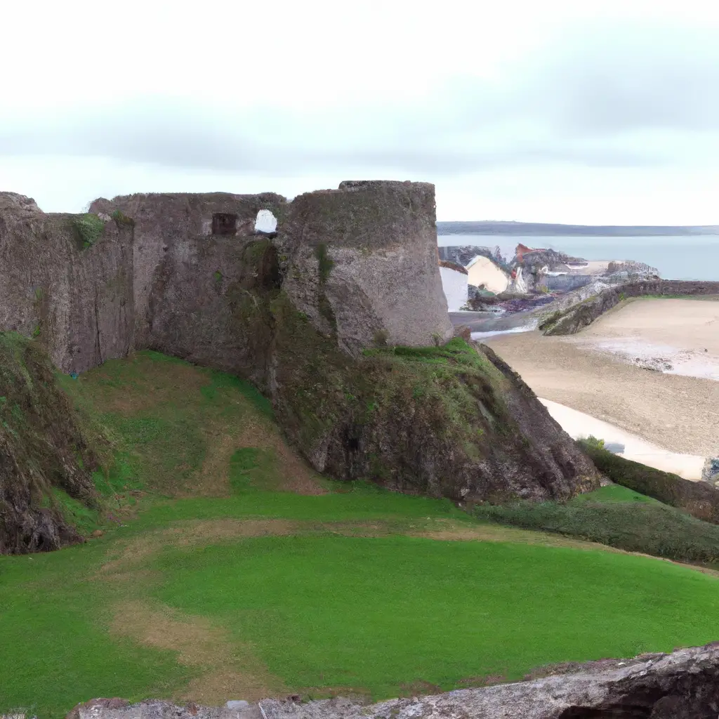 The Tenby Town Walls, Tenby, Wales