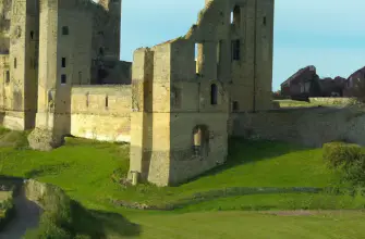 Warkworth Castle, Northumberland, England