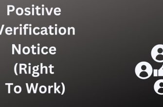 Positive Verification Notice (Right To Work)