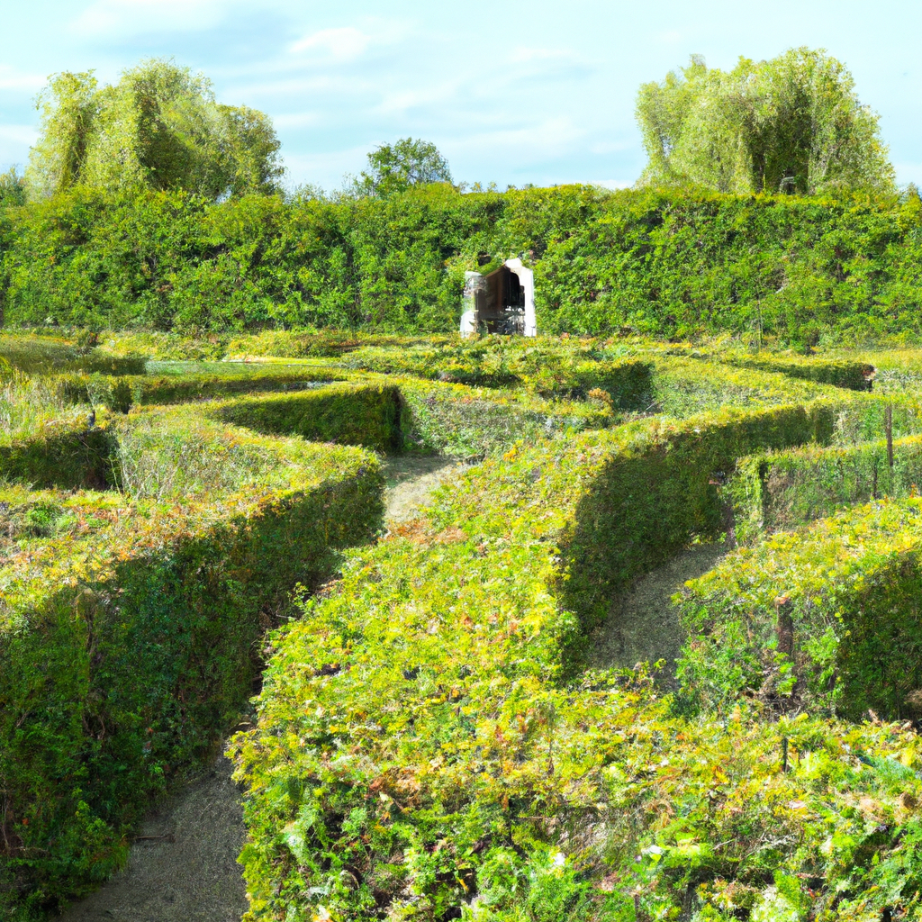 Hampton Court Palace Maze, East Molesey, England