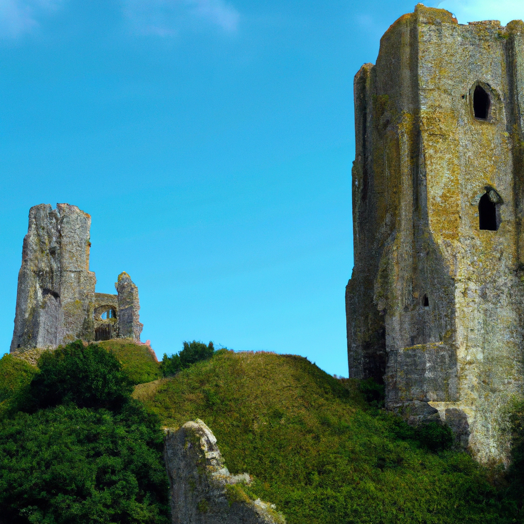 Corfe Castle, Wareham, England