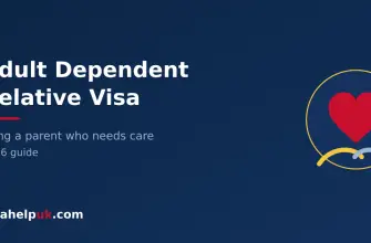 UK Adult Dependent Relative visa - caring hands and heart