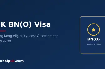 UK BNO visa Hong Kong - eligibility and cost