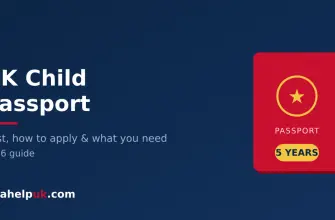UK child passport 2026 - cost and how to apply