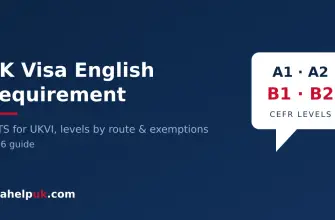 UK visa English language requirement - IELTS for UKVI and CEFR levels