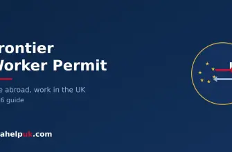 UK Frontier Worker permit - cross-border commute arrows