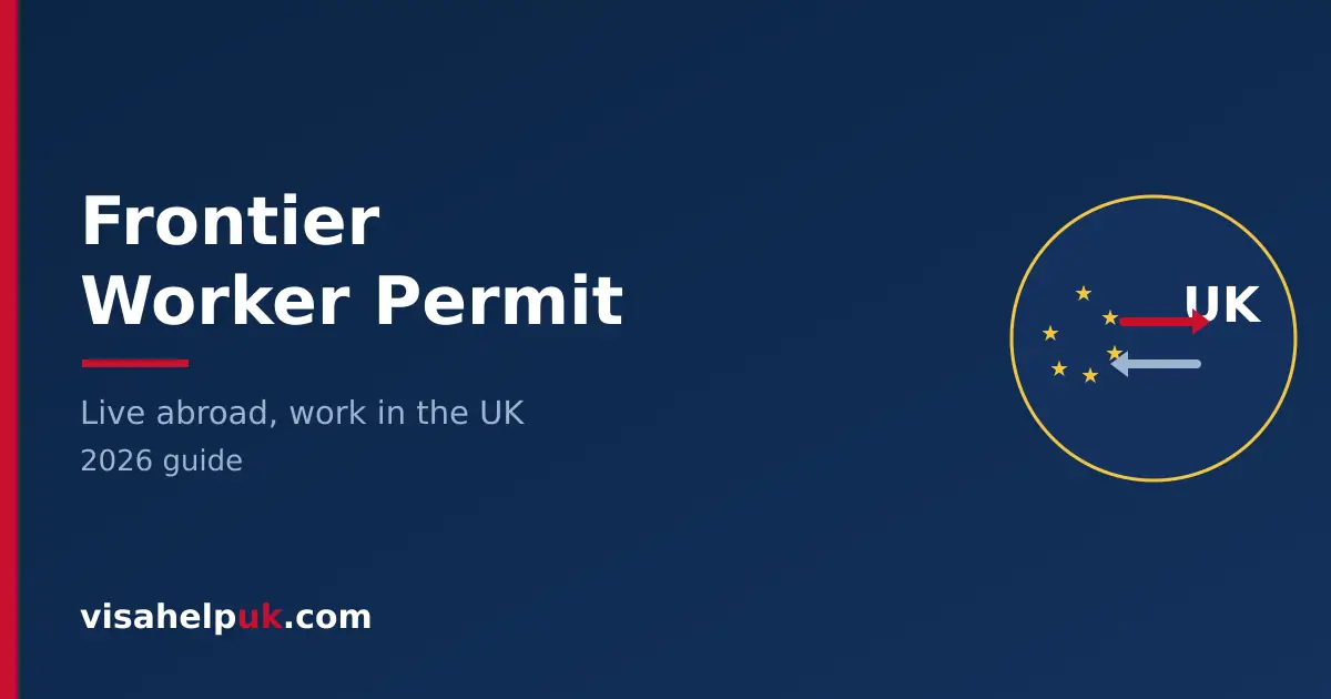 UK Frontier Worker permit - cross-border commute arrows