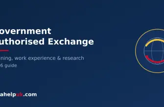 UK Government Authorised Exchange visa - exchange arrows over globe