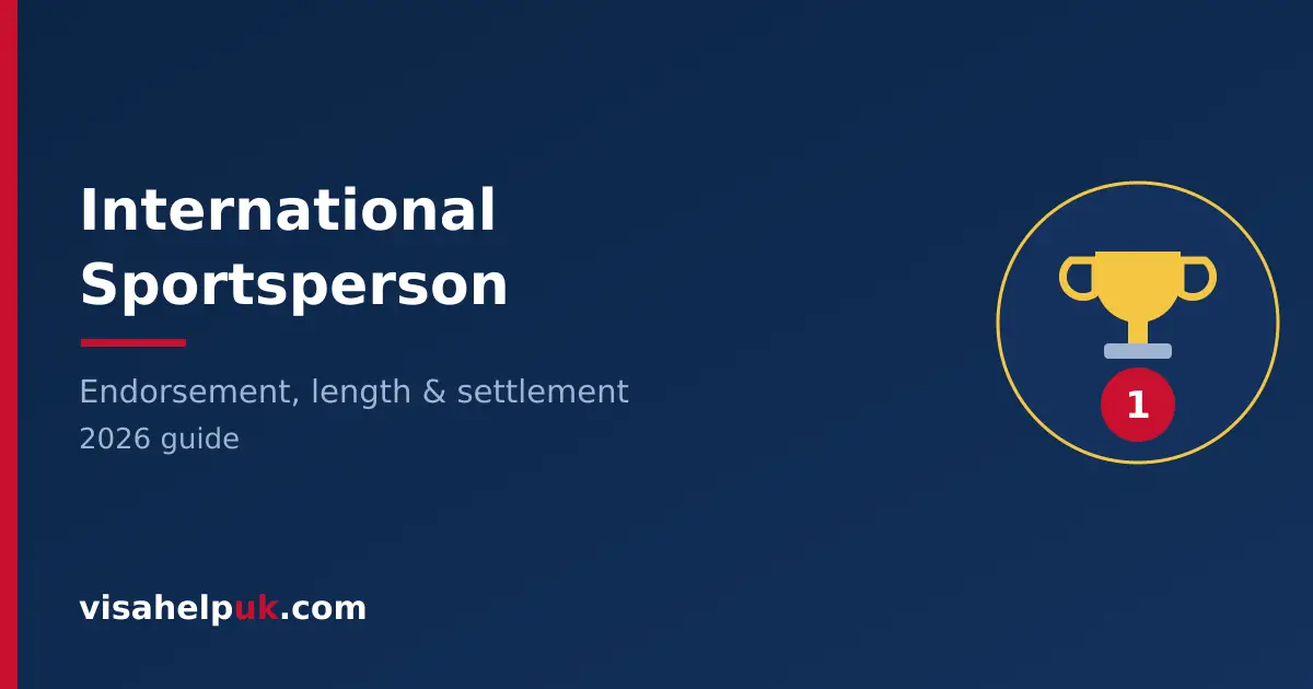 UK International Sportsperson visa - trophy and medal