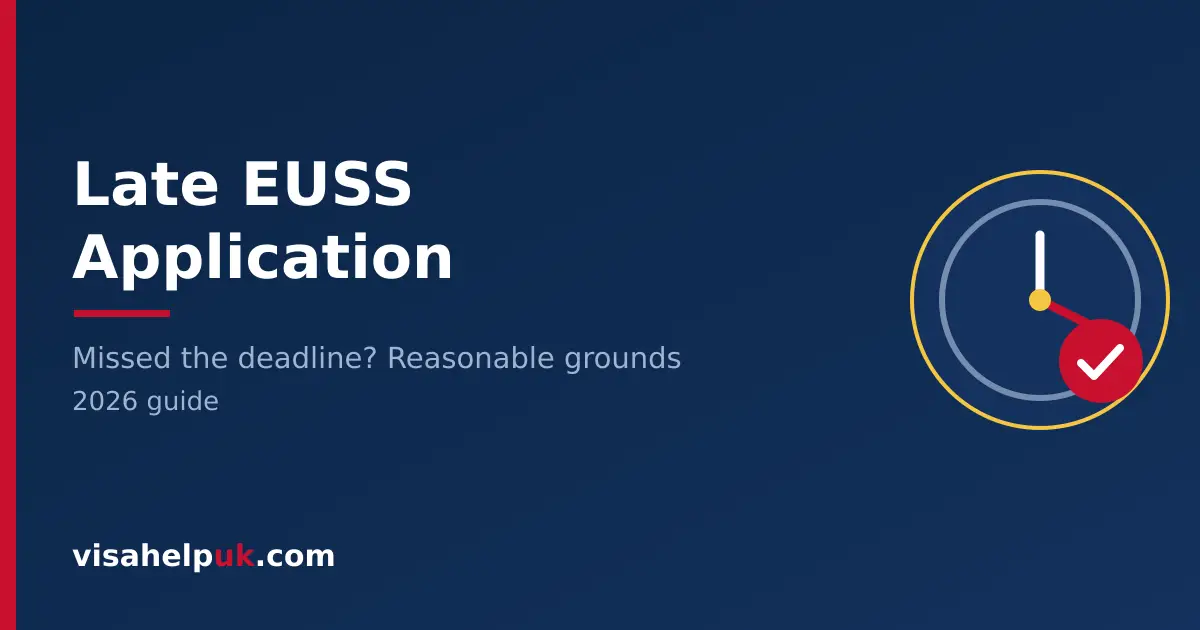 Late EUSS application - clock with still-open check