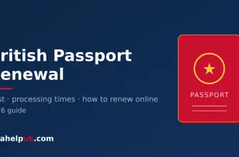 British passport renewal 2026 - cost and processing times