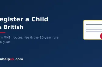 Register a child as British citizen - certificate