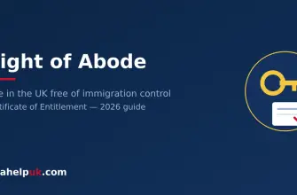 UK right of abode - key and document