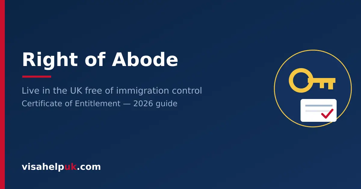 UK right of abode - key and document