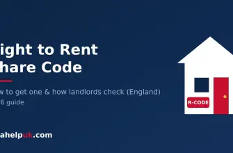 Right to rent share code - how to get and check in England