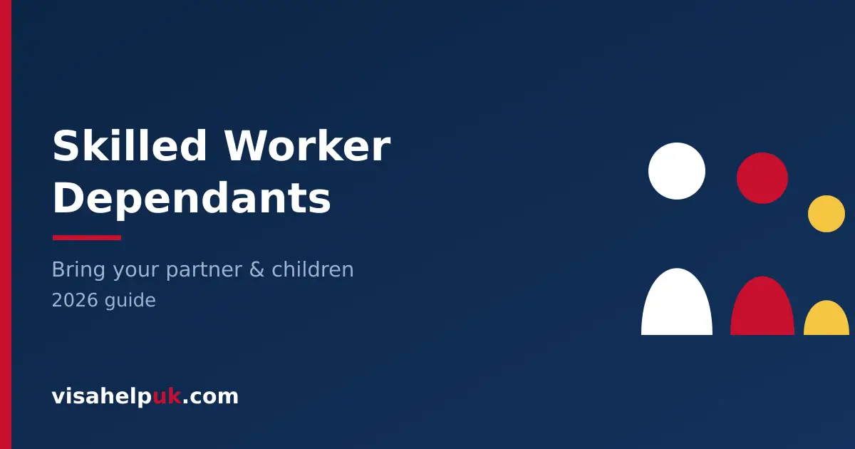 Skilled Worker dependants - partner and children