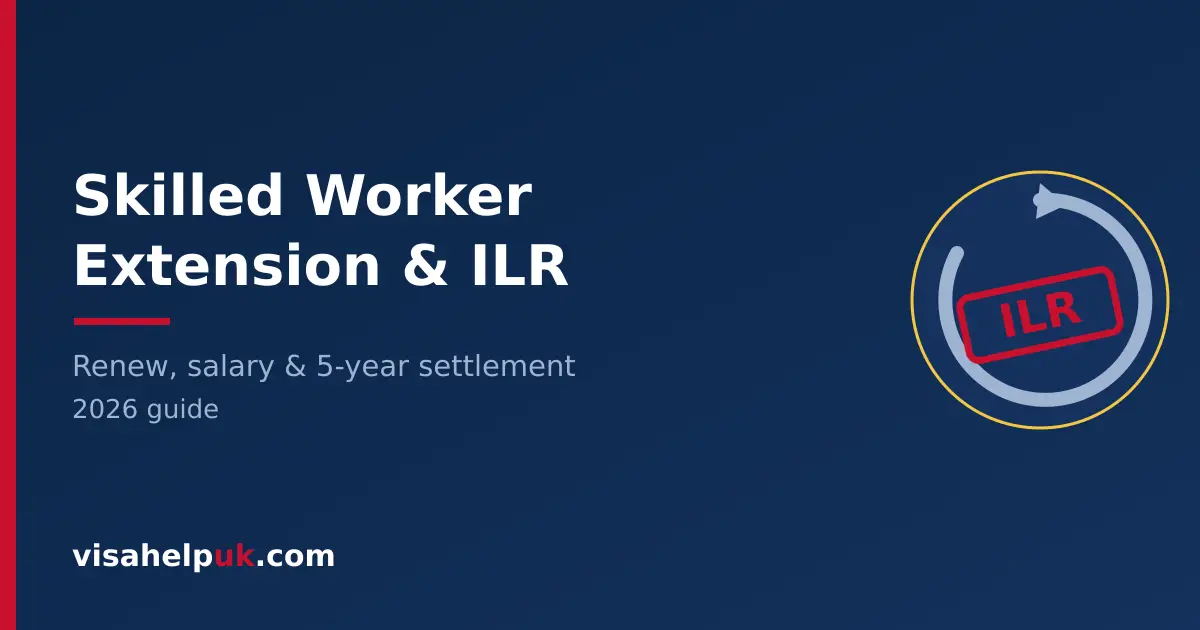 Skilled Worker visa extension and ILR - renewal and settlement