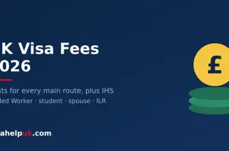UK visa fees 2026 - costs for every route